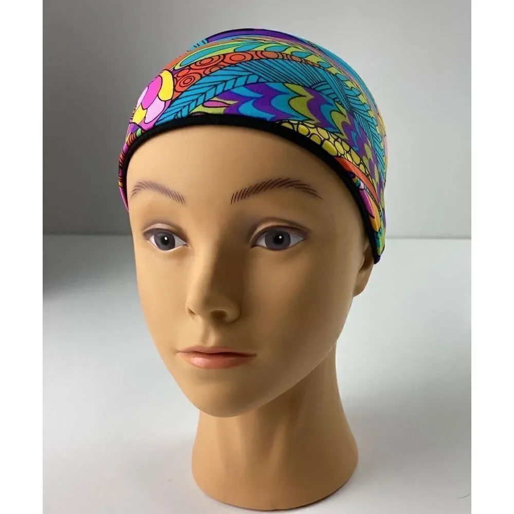 Womens Wide Elastic Headband for Sports, Running, Yoga, Fitness, Etc. Set of 9 N